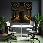 Moderne Illuminierten Bogen Flur Moderne
