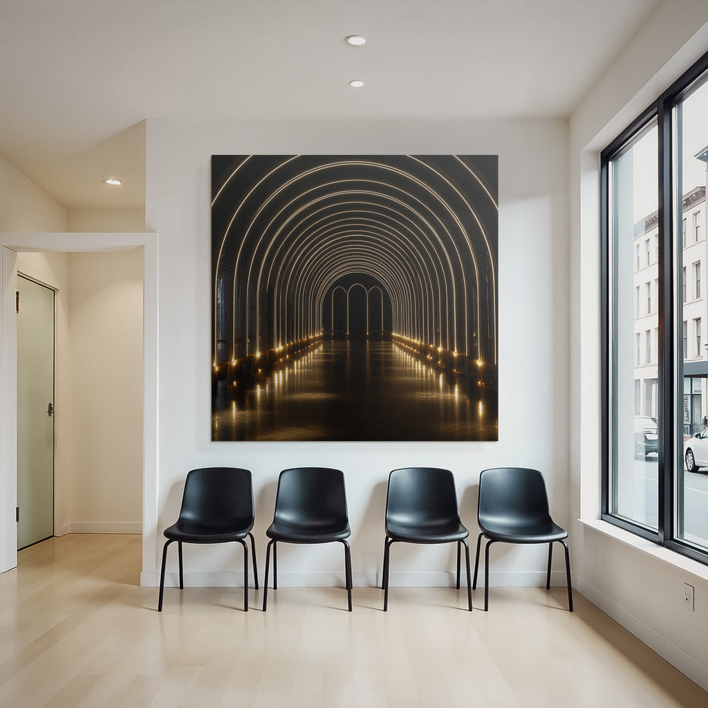 Moderne Illuminierten Bogen Flur Moderne