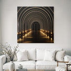 Moderne Illuminierten Bogen Flur Moderne