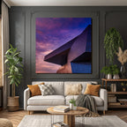 Moderne Moderne Dramatischer Himmel Angular Design