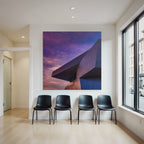Moderne Moderne Dramatischer Himmel Angular Design