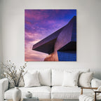 Moderne Moderne Dramatischer Himmel Angular Design