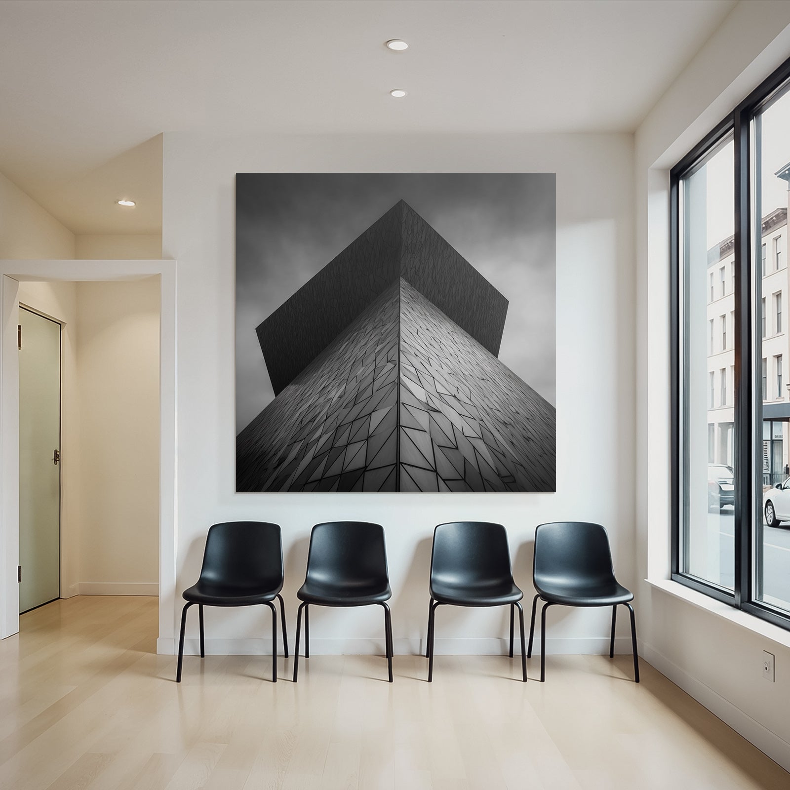 Moderne Moderne Geometrische Patterns Monochromatisch
