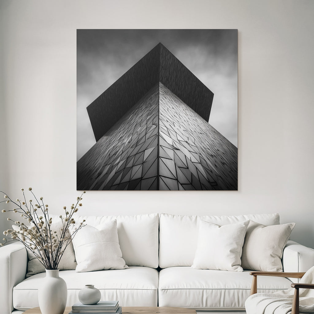 Moderne Moderne Geometrische Patterns Monochromatisch