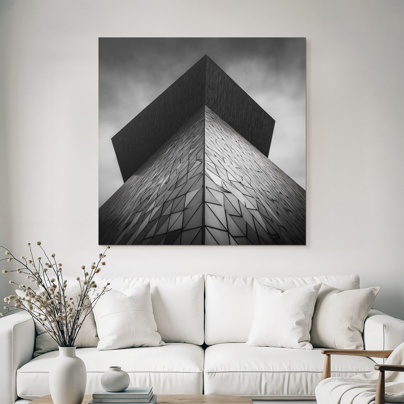 Moderne Moderne Geometrische Patterns Monochromatisch