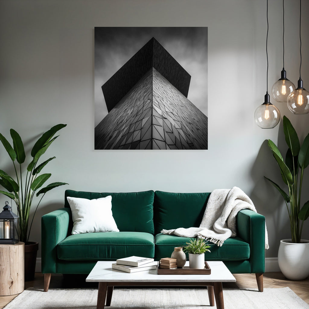 Moderne Moderne Geometrische Patterns Monochromatisch