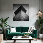 Moderne Moderne Geometrische Patterns Monochromatisch