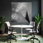 Moderne Moderne Scharfe Winkel Minimalistisches Design Cloudy Sky