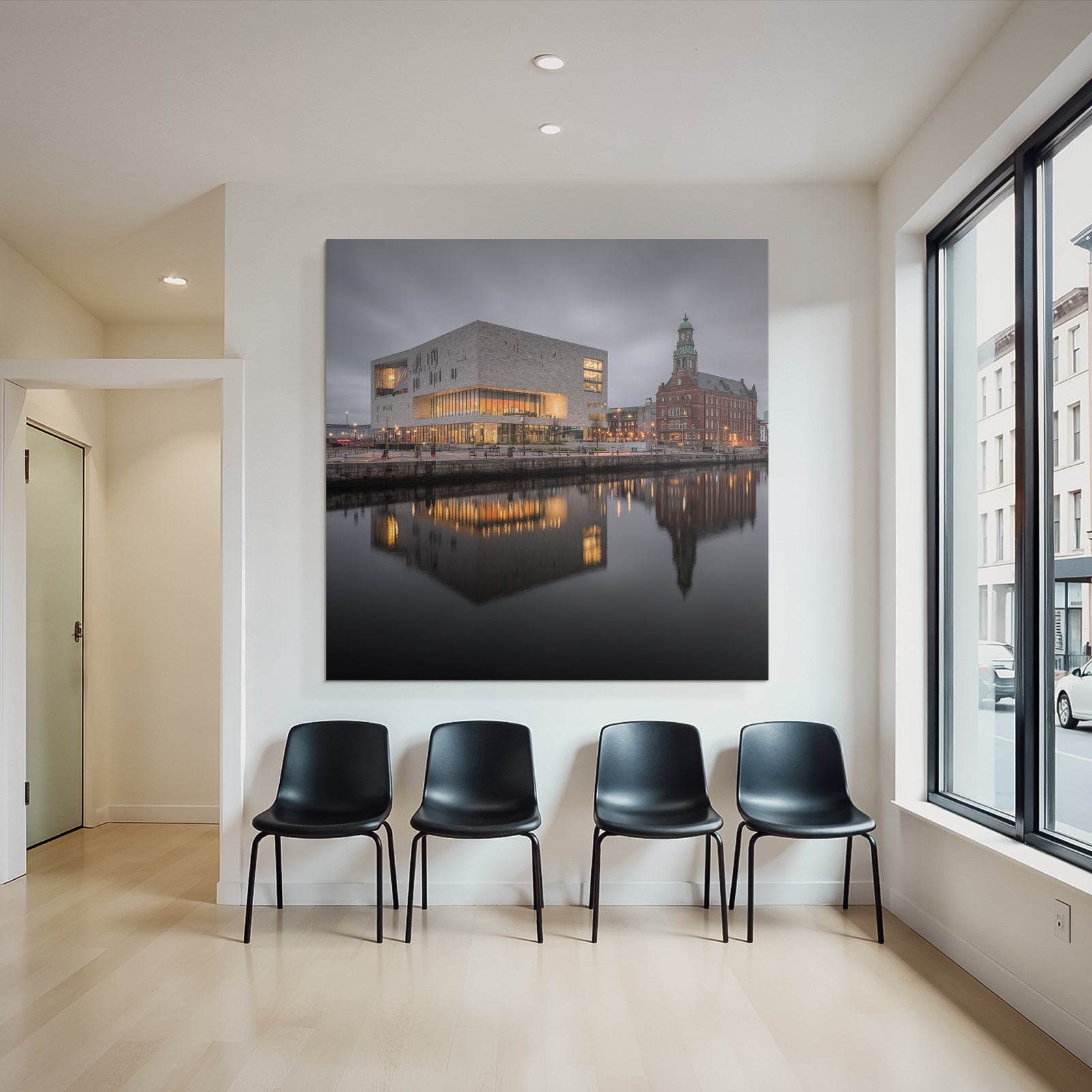 Moderne Moderne Und Traditionelle Im Stadtbild