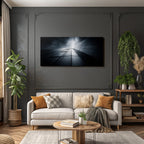 Moderne Dramatisches Foto Eines Modernen Gebaudes Mit Reflektierenden Glaspanelen