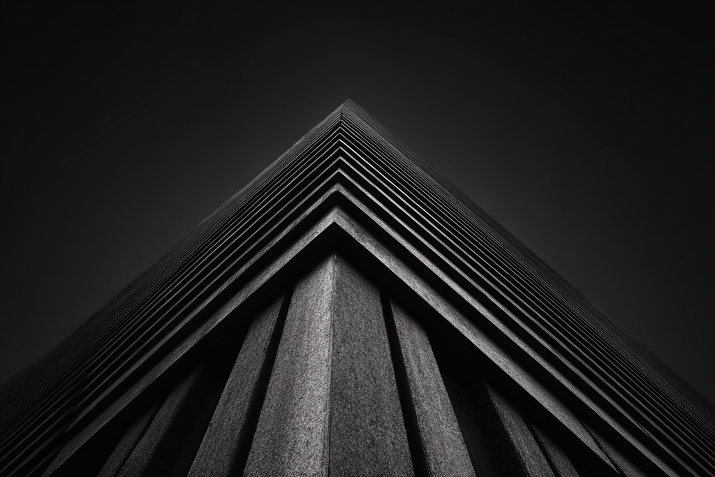 Moderne Eckansicht Architektonische Details Geometrische Linien Schatten | Moderne Architektur | Architektur