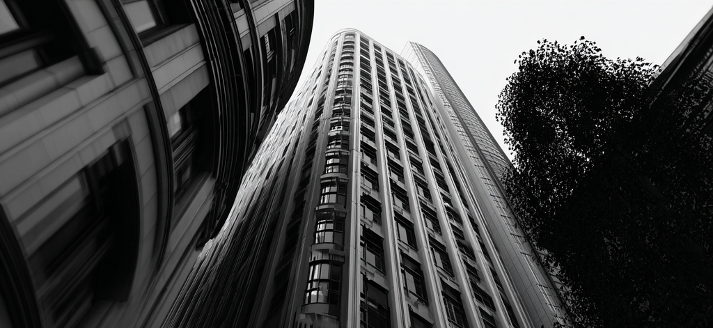 Moderne Hochhäuser Unter Dem Himmel Monochrom | Moderne Architektur | Architektur