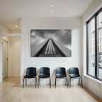 Moderne Hochhaus Unter Dramatischem Himmel Sw