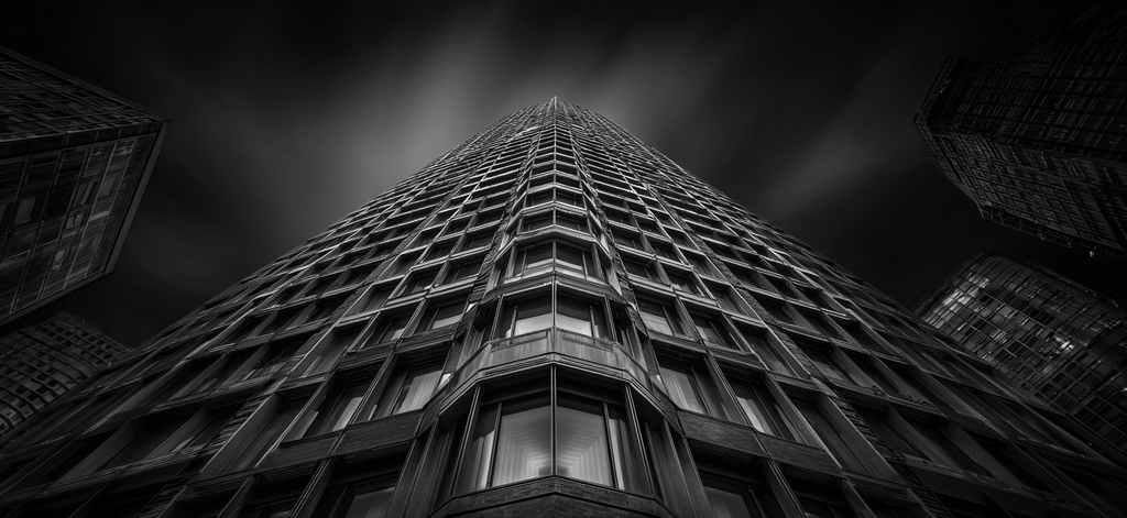 Moderne Hohes Gebäude Von Unten Mit Dramatischem Himmel | Moderne Architektur | Architektur