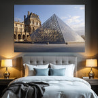 Moderne Louvre Pyramide Historischer Louvre Palast Moderne