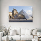 Moderne Louvre Pyramide Historischer Louvre Palast Moderne