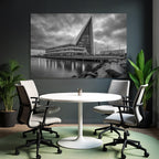 Moderne Moderne Am Wasser Mit Glass Fassade