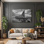 Moderne Moderne Am Wasser Mit Glass Fassade