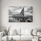 Moderne Moderne Am Wasser Mit Glass Fassade