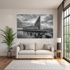 Moderne Moderne Am Wasser Mit Glass Fassade