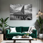 Moderne Moderne Am Wasser Mit Glass Fassade