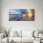 Moderne Moderne Am Wasser Mit Metallischer Fassade