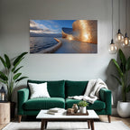 Moderne Moderne Am Wasser Mit Metallischer Fassade