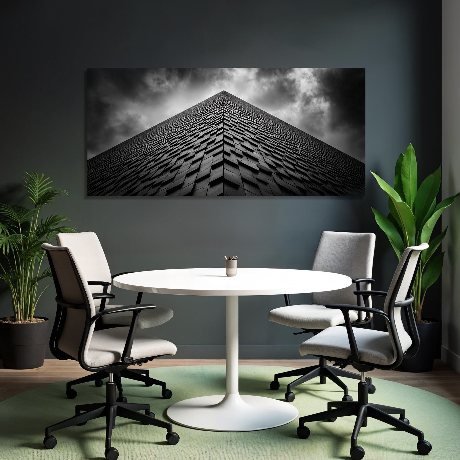 Moderne Moderne Fotografie Mit Dramatischem Himmel