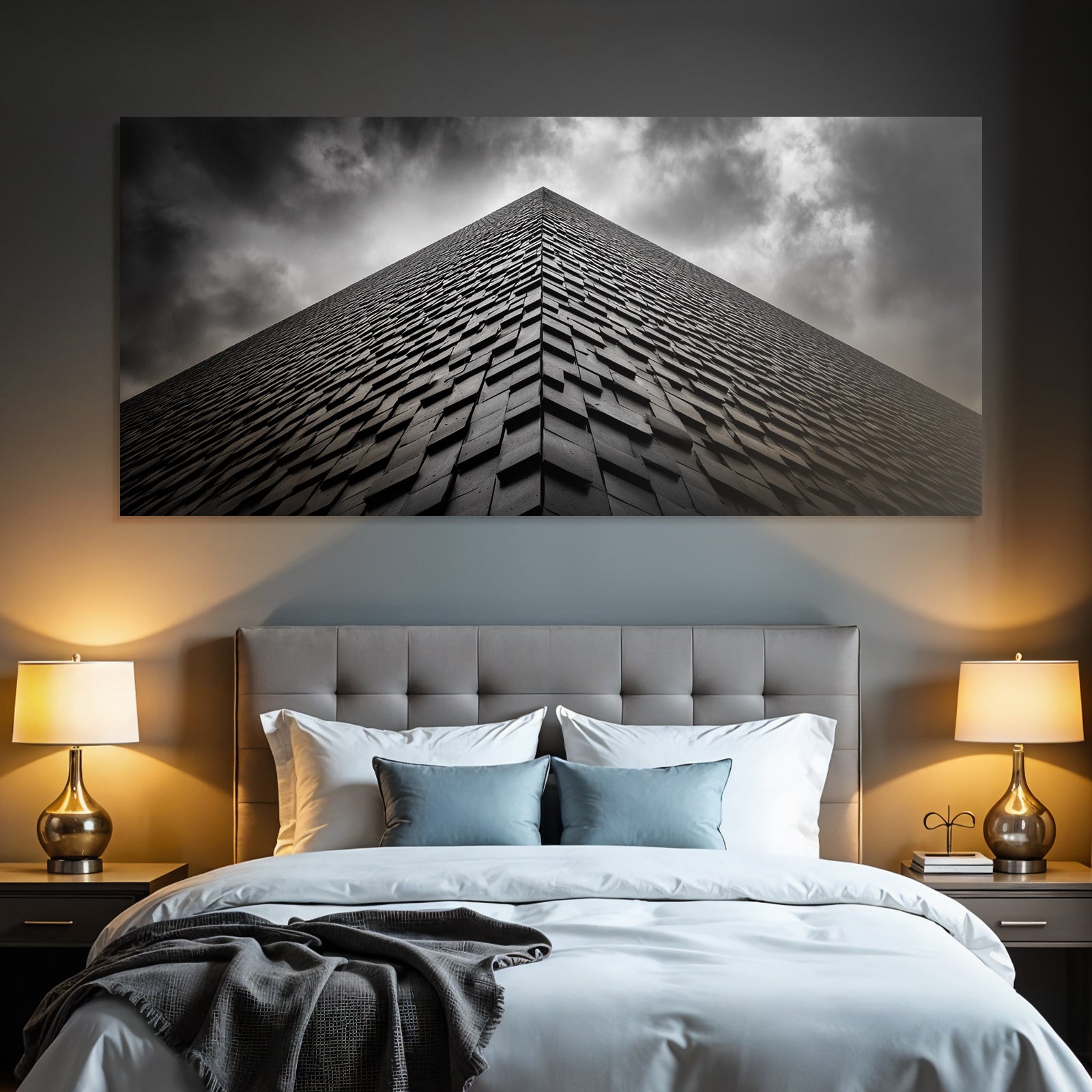 Moderne Moderne Fotografie Mit Dramatischem Himmel