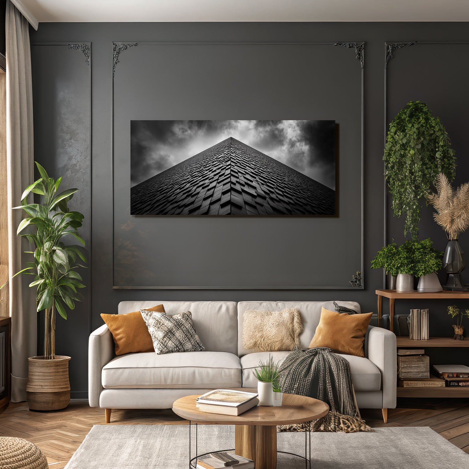 Moderne Moderne Fotografie Mit Dramatischem Himmel