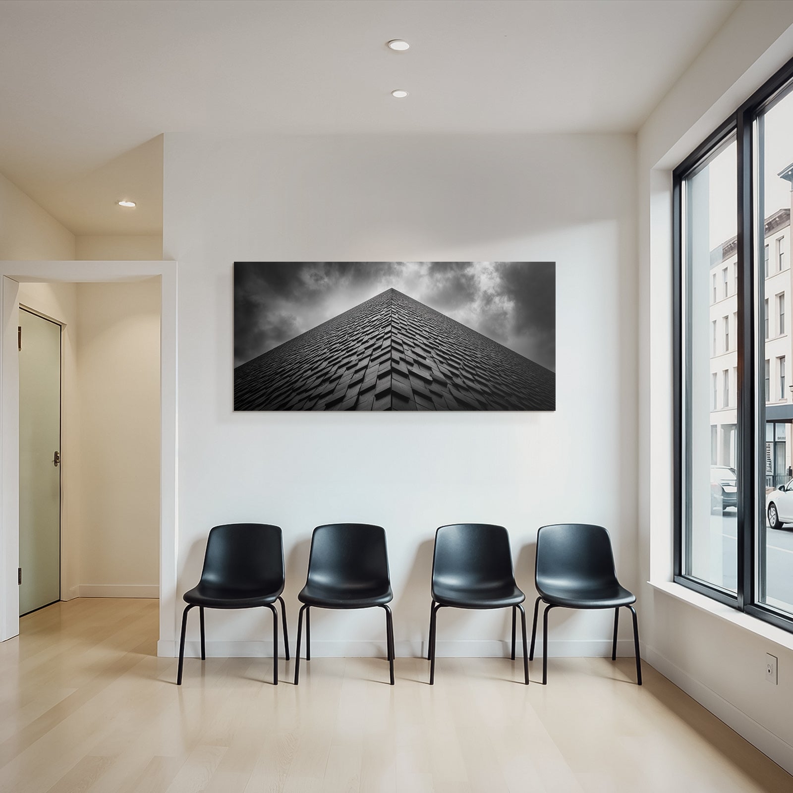 Moderne Moderne Fotografie Mit Dramatischem Himmel