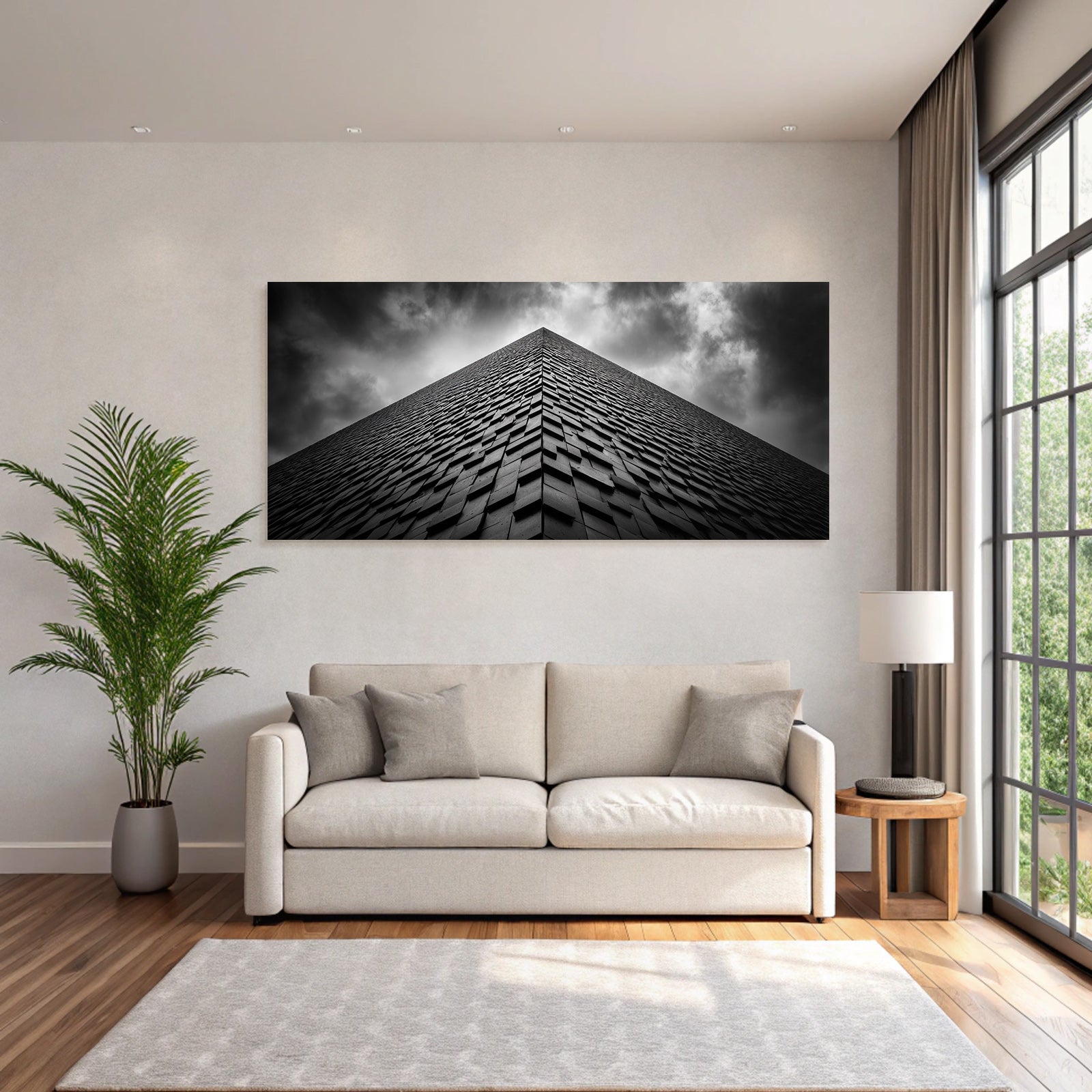 Moderne Moderne Fotografie Mit Dramatischem Himmel