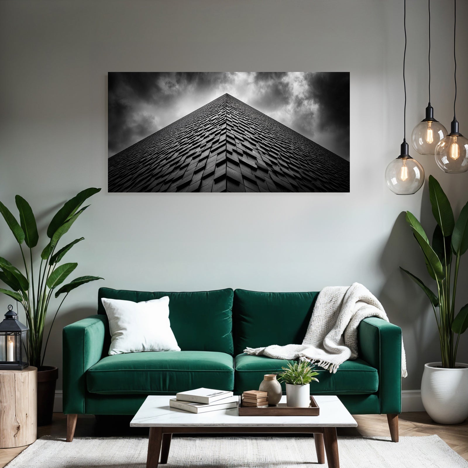 Moderne Moderne Fotografie Mit Dramatischem Himmel