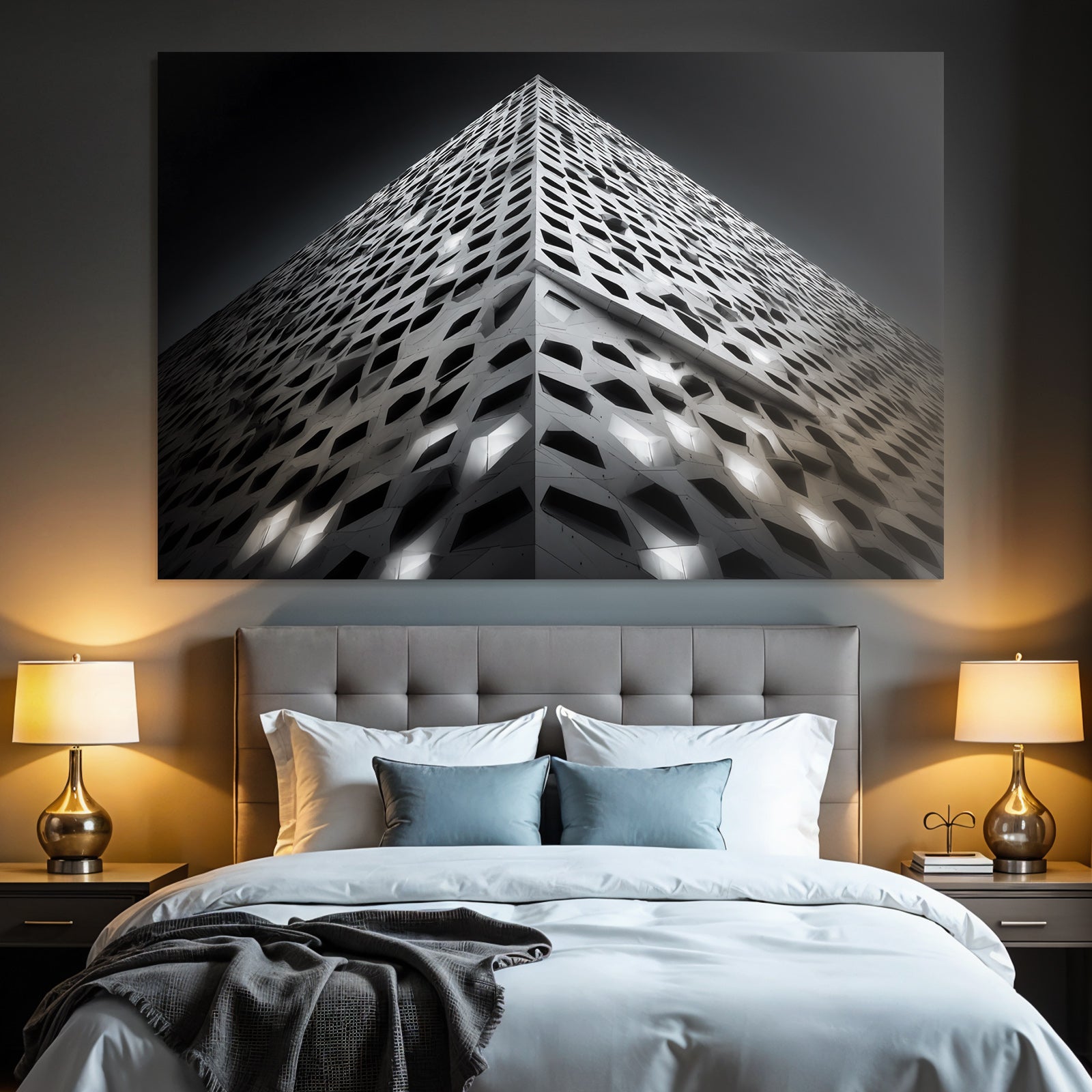 Moderne Moderne Geometrisches Design Mit Muster Von Aussparungen