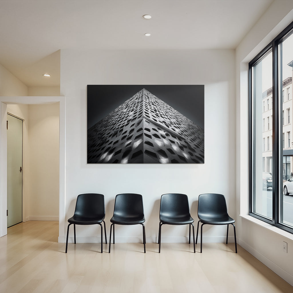 Moderne Moderne Geometrisches Design Mit Muster Von Aussparungen