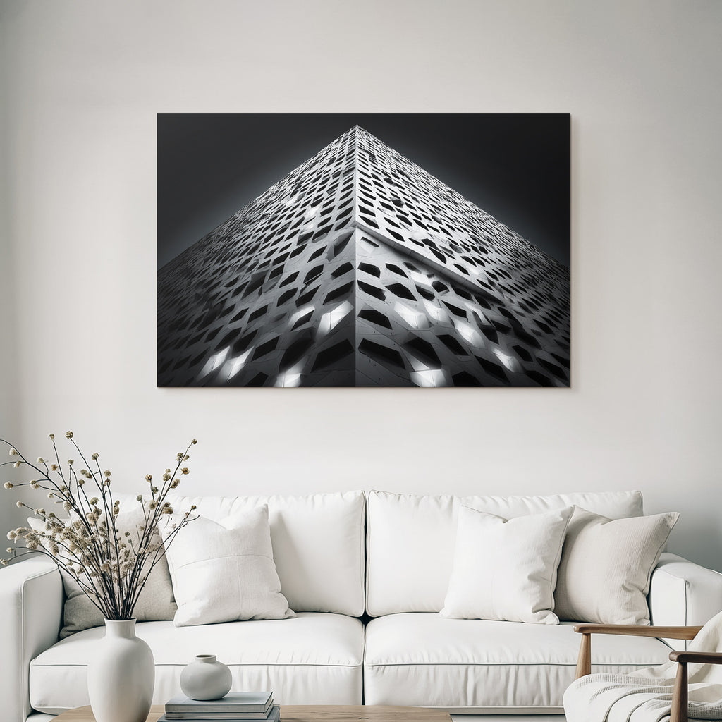Moderne Moderne Geometrisches Design Mit Muster Von Aussparungen