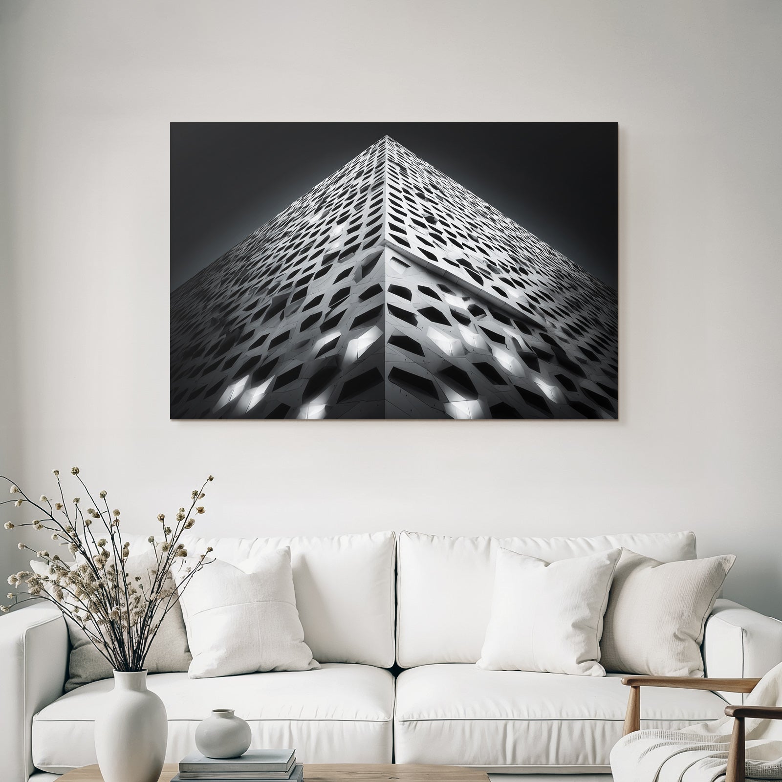 Moderne Moderne Geometrisches Design Mit Muster Von Aussparungen