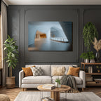 Moderne Moderne Innen Curvilinear Design Lichtfarben Palette