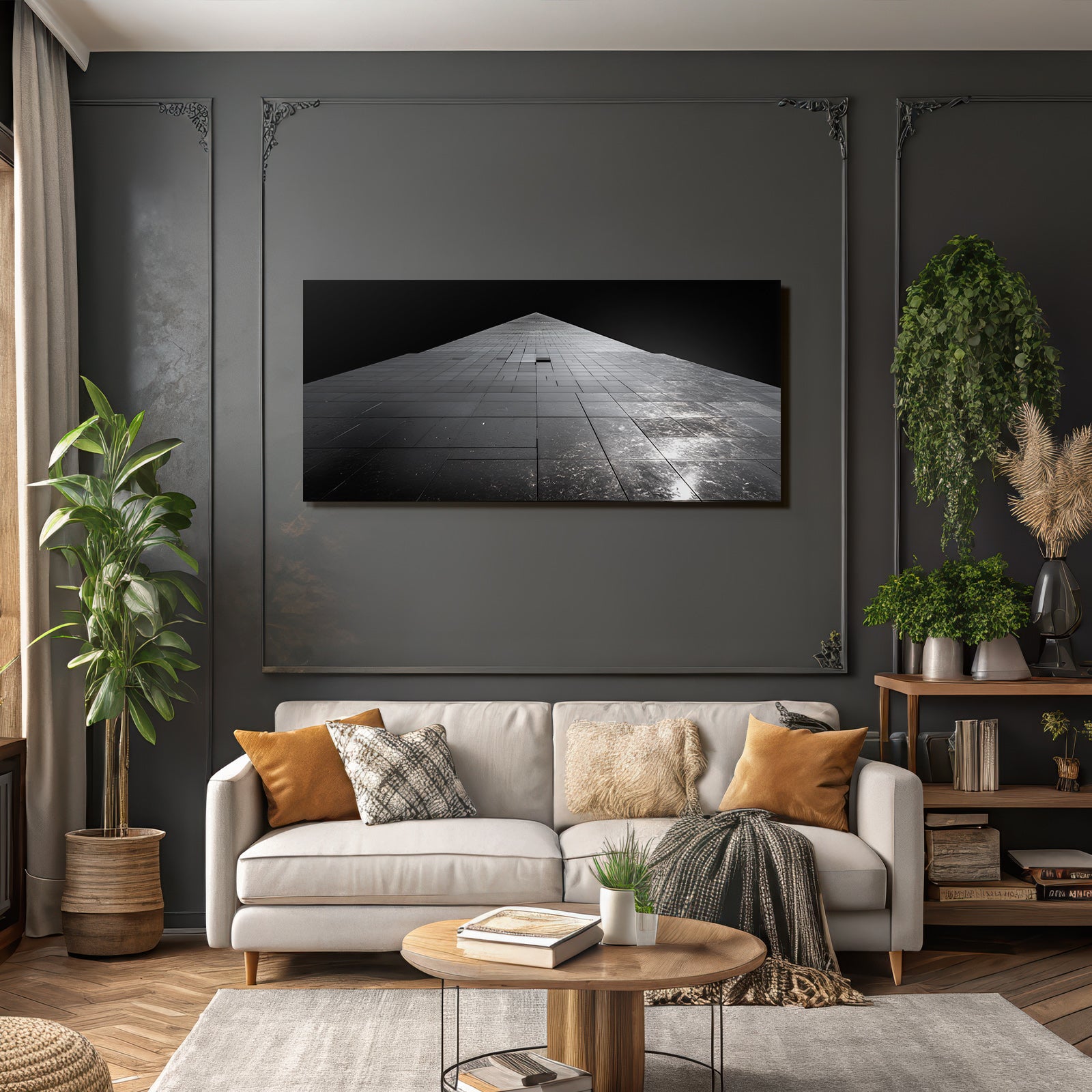 Moderne Moderne Monolithische Struktur