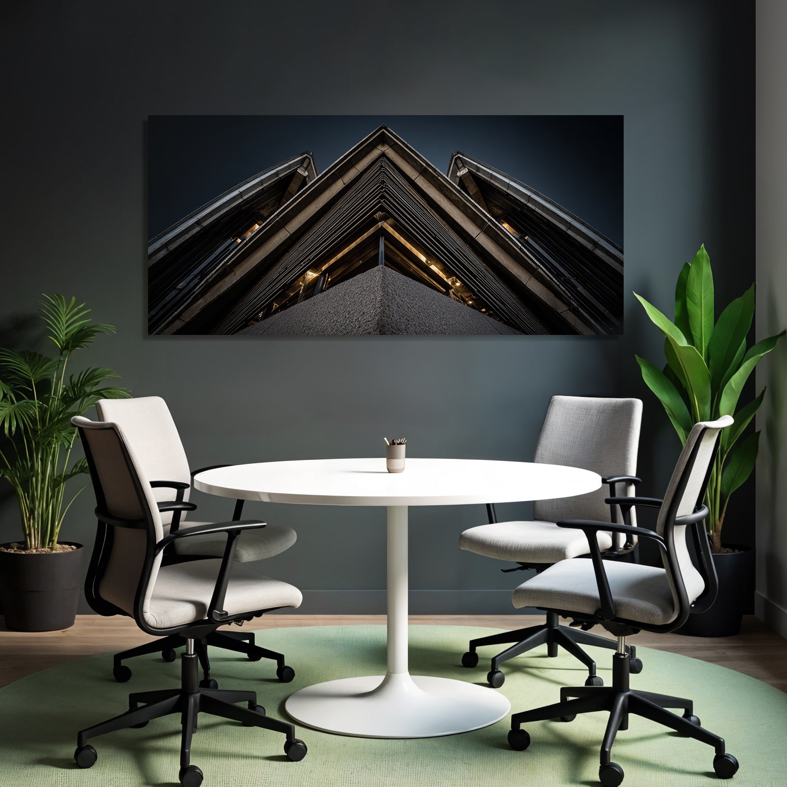 Moderne Moderne Nahaufnahme Geometrische Formen