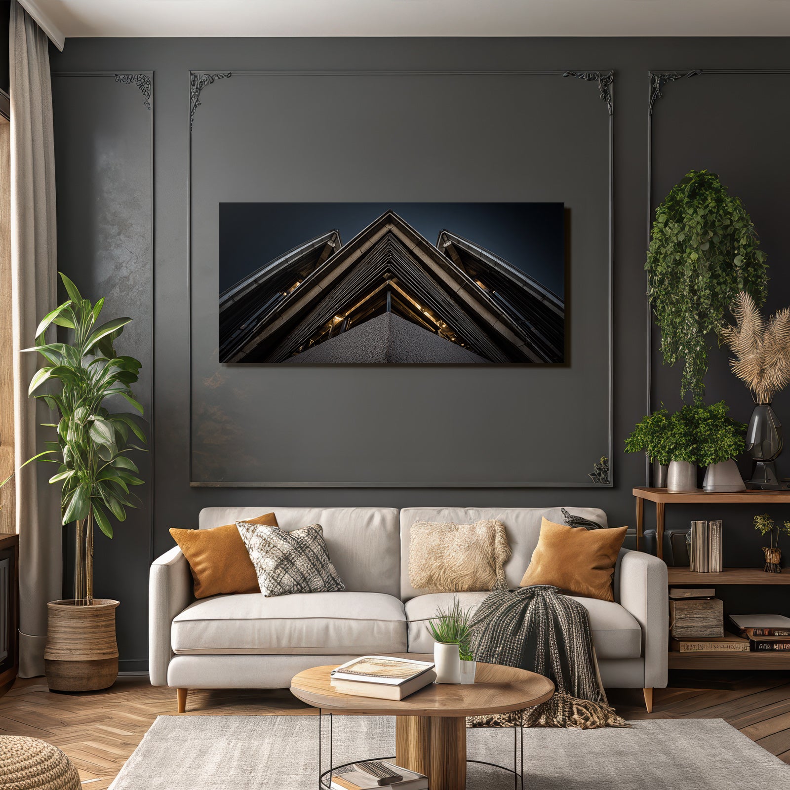 Moderne Moderne Nahaufnahme Geometrische Formen