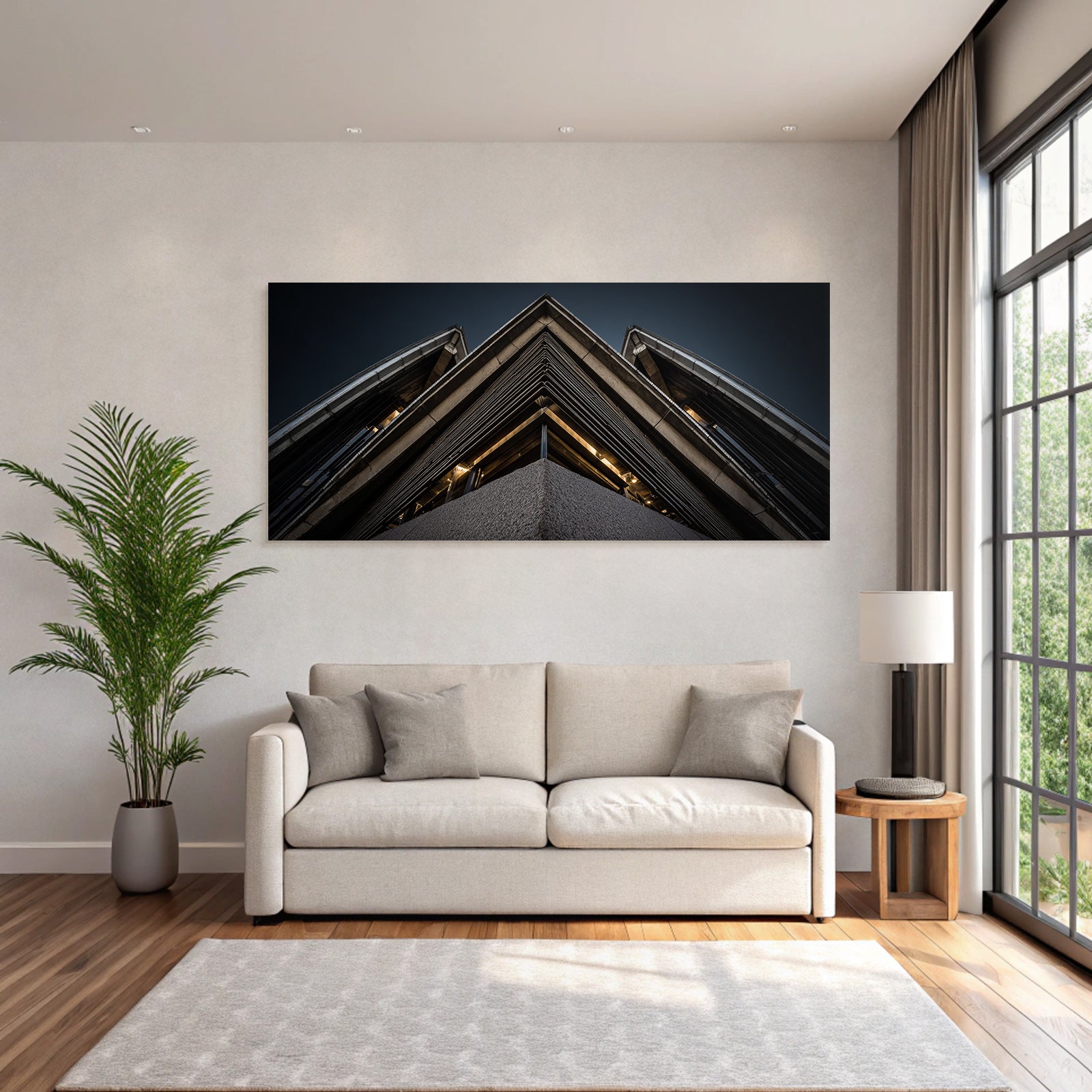 Moderne Moderne Nahaufnahme Geometrische Formen