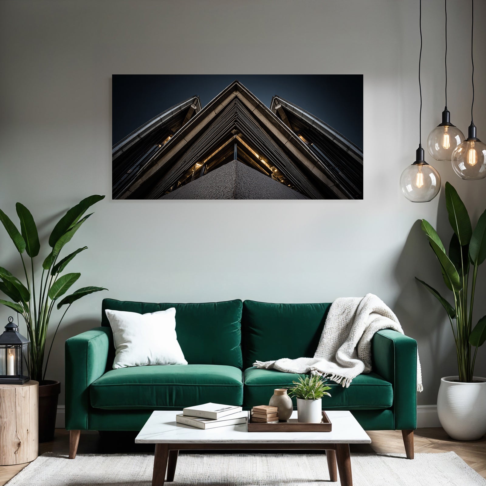 Moderne Moderne Nahaufnahme Geometrische Formen