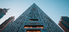 Moderne Moderne Skyscraper Musterfassade Urbanes Settung | Moderne Architektur | Architektur