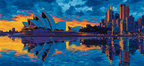 Moderne Sydneyeuroperahouse Stadtansicht Bei Sonnenuntergang | Moderne Architektur | Architektur