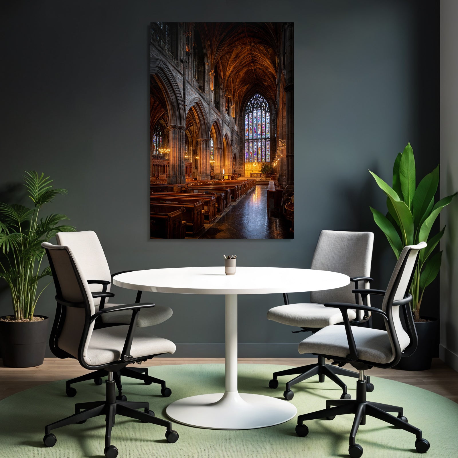 Historische Kirche Gotischer Stil Innenansicht