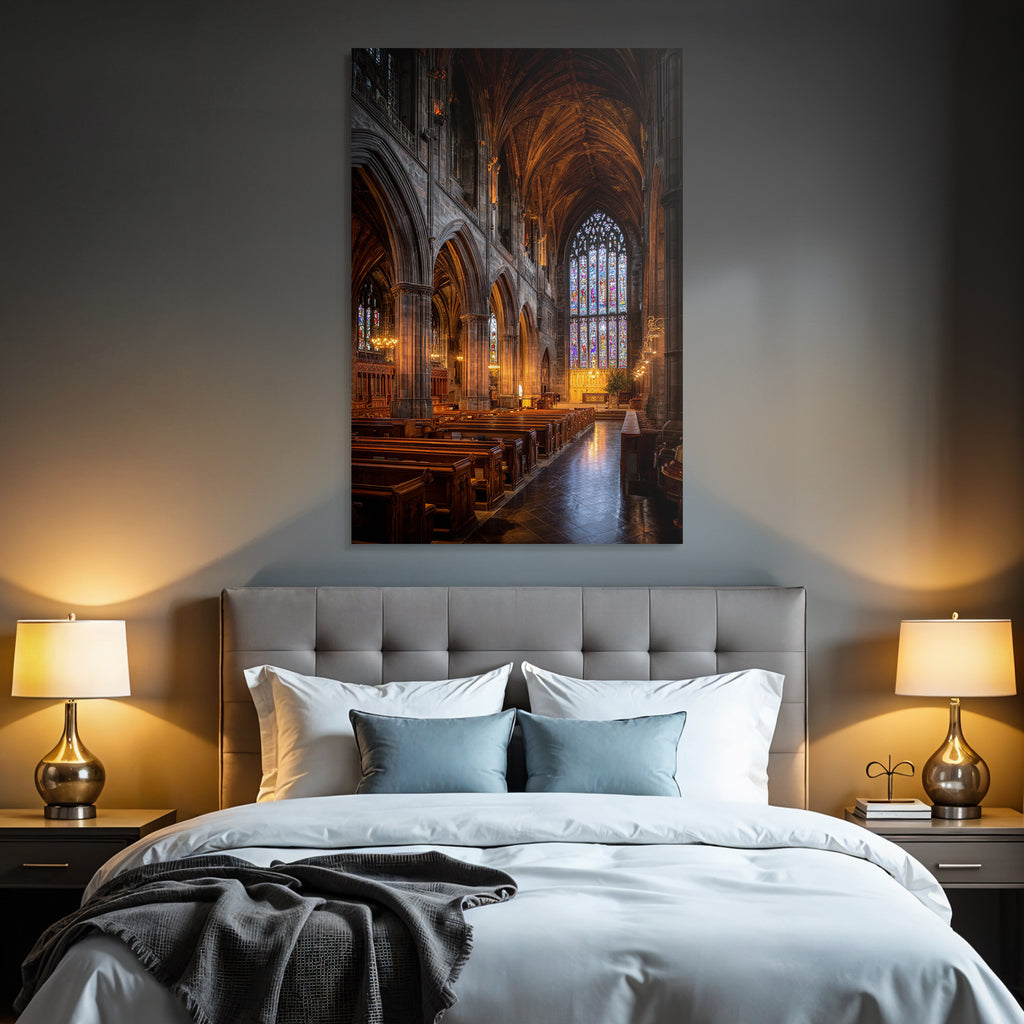 Historische Kirche Gotischer Stil Innenansicht