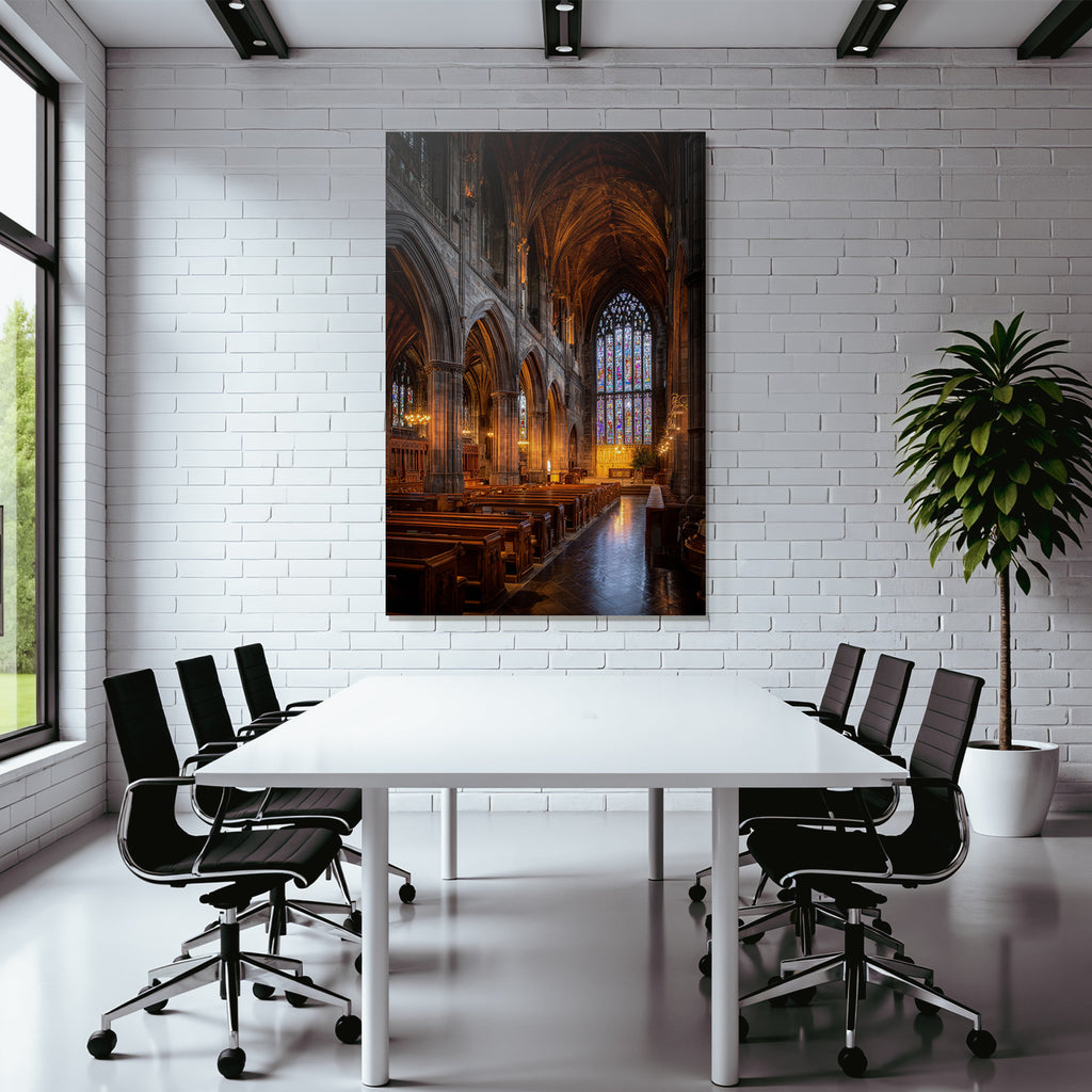 Historische Kirche Gotischer Stil Innenansicht