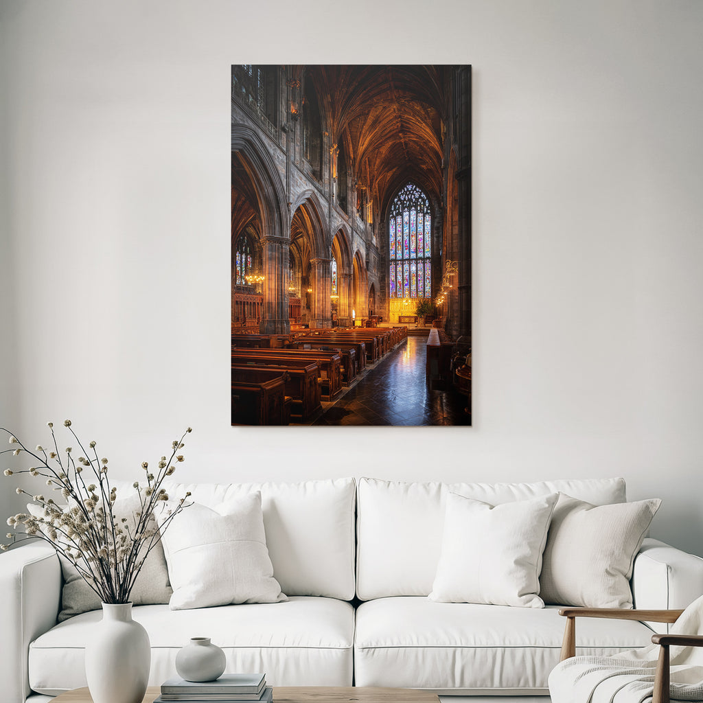 Historische Kirche Gotischer Stil Innenansicht