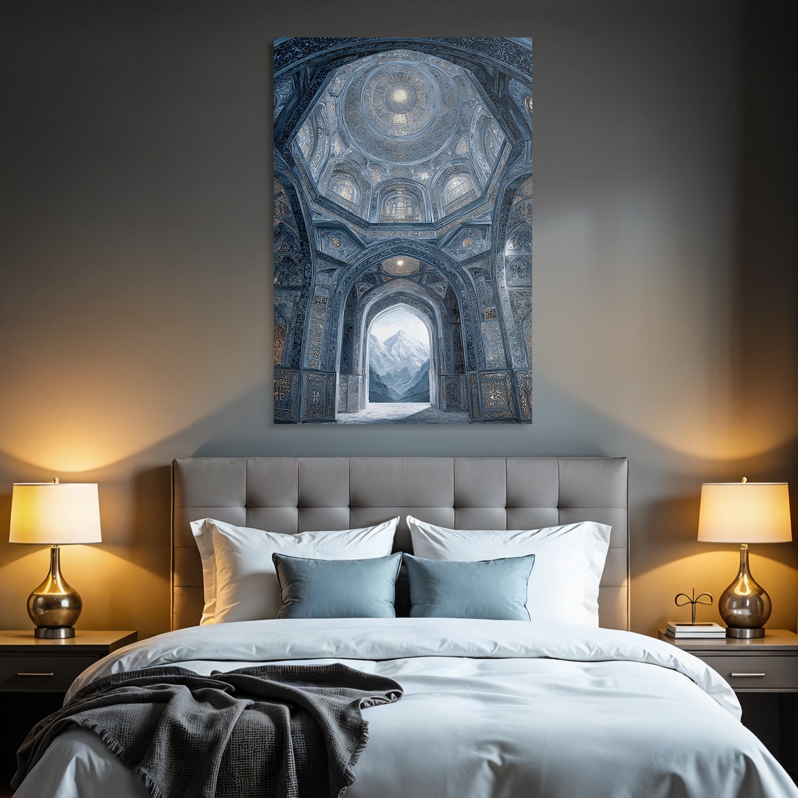 Schönes Architektonisches Design Mit Montanlandschaft